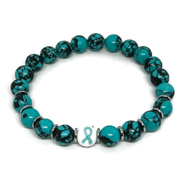 Addiction Recovery Awareness Mens and Womens Unisex Stretchy Bracelet