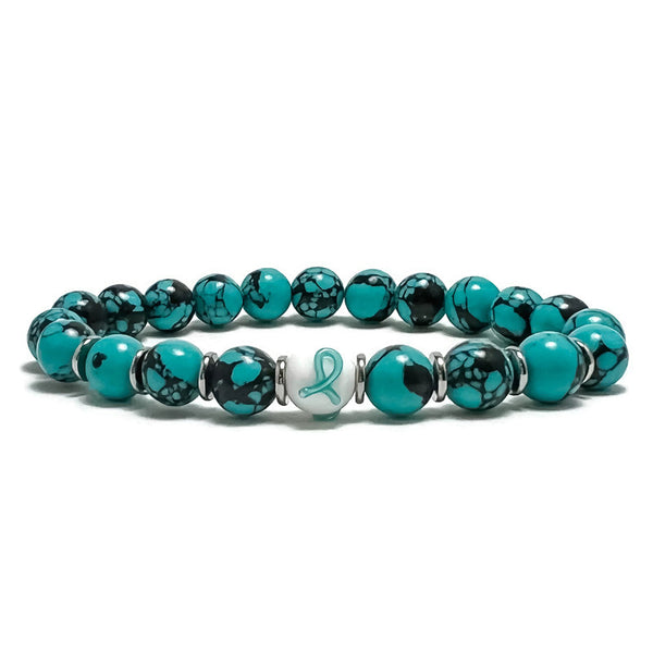 Addiction Recovery Awareness Mens and Womens Unisex Stretchy Bracelet
