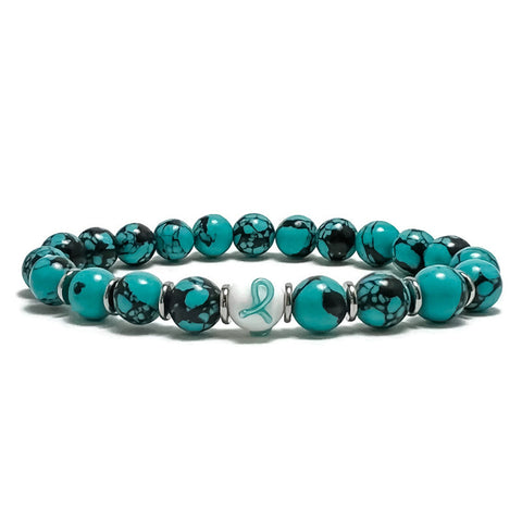 Addiction Recovery Awareness Mens and Womens Unisex Stretchy Bracelet