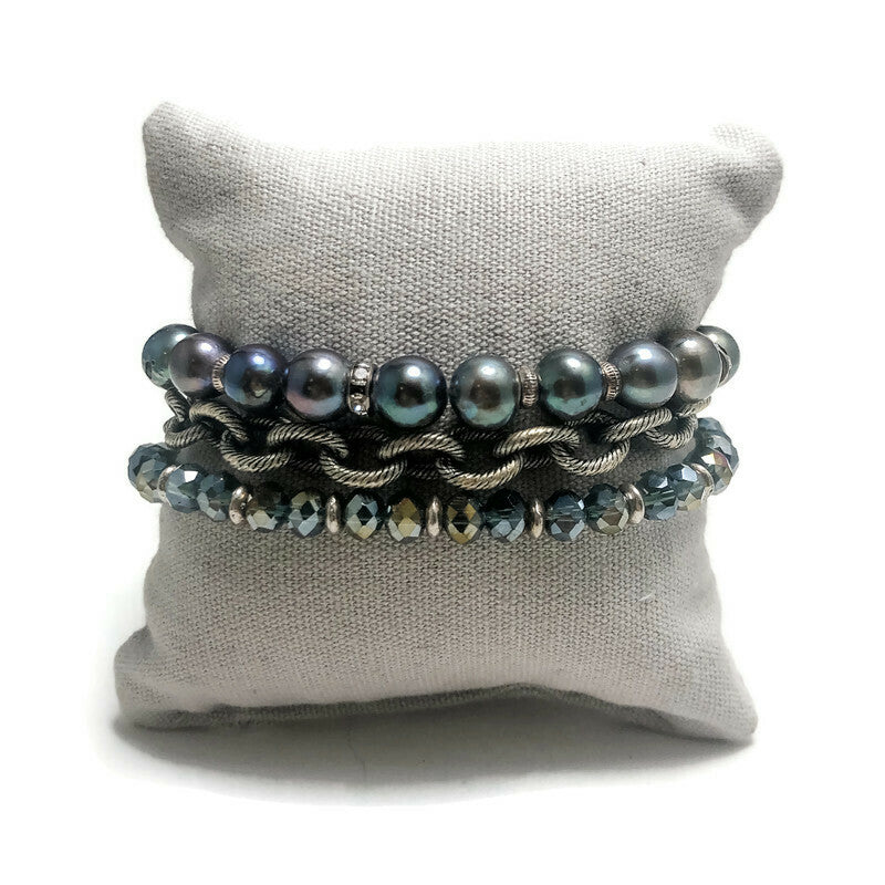 Amethyst Reflection Multi Strand Bracelet