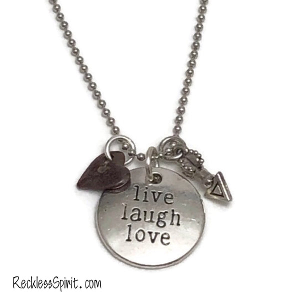 Live Laugh Love Necklace