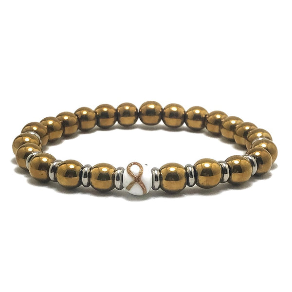 Children's Cancer Awareness Unisex (Men's/Women's/Kid's) Stretch Bracelet