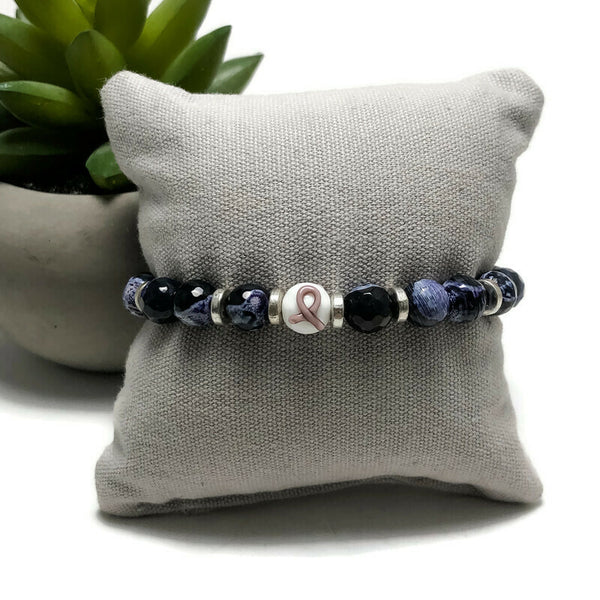 Colitis Awareness Unisex Stretch Bracelet