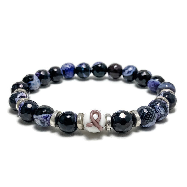 Colitis Awareness Unisex Stretch Bracelet