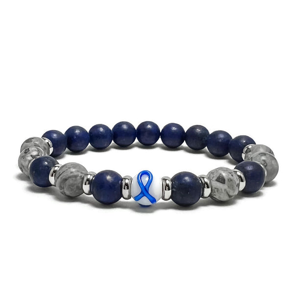 Diabetes Awareness Unisex Mens and Womens Stretchy Bracelet