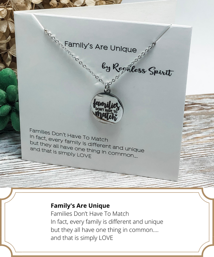 Families Are Unique Necklace