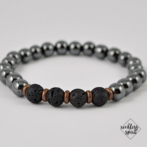 Boyfriend Lava Stretchy Bracelet