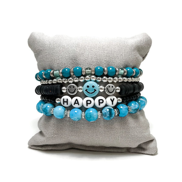 Happy Stack Feel Good Stretch Bracelet Set