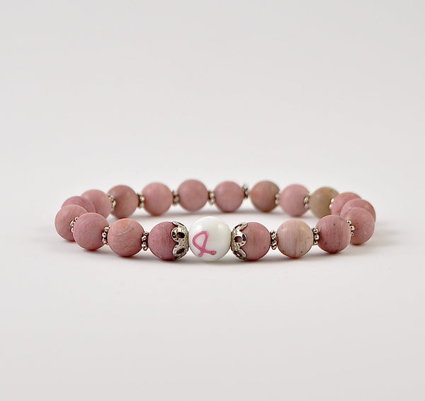 Breast Cancer Awareness Womens Stretchy Bracelet