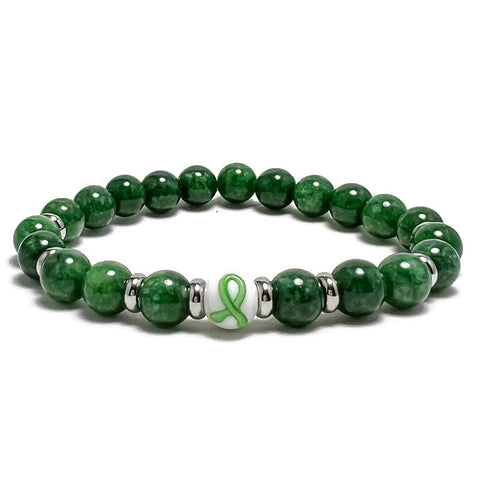 Liver Cancer Awareness Unisex (Men's/Women's/Kid's) Stretch Bracelet