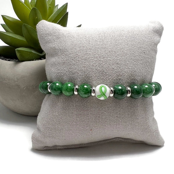 Liver Cancer Awareness Unisex (Men's/Women's/Kid's) Stretch Bracelet