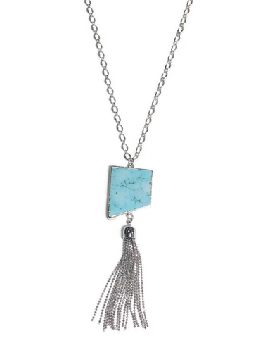 Be You Turquoise Howlite Necklace