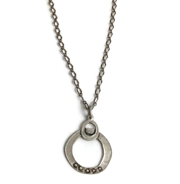 Twisted Metal Minimalist Necklace