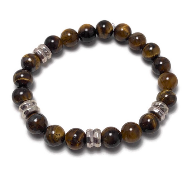 HEALING STONES - Tiger's Eye Womens Stretch Bracelet