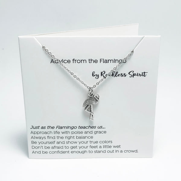 Advice From The Flamingo Necklace
