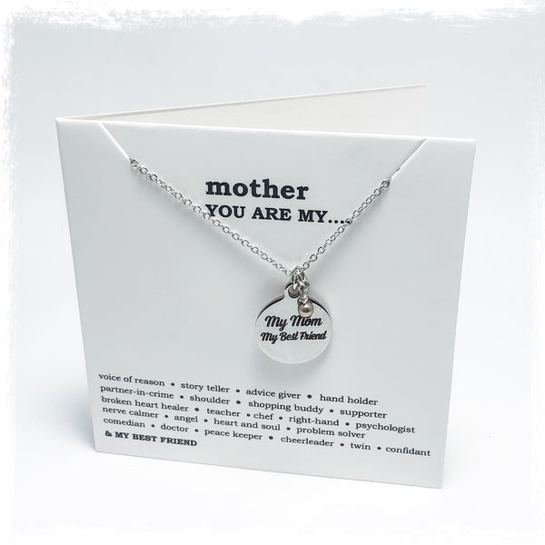 My Mom My Best Friend Necklace