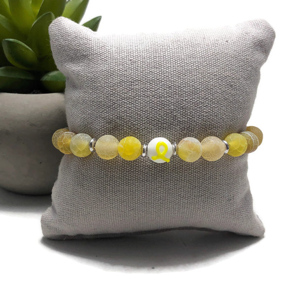 Suicide Prevention Awareness Unisex Stretch Bracelet