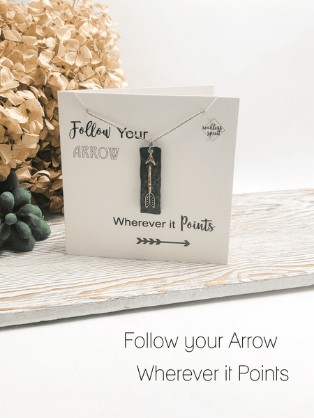 Follow Your Arrow Necklace