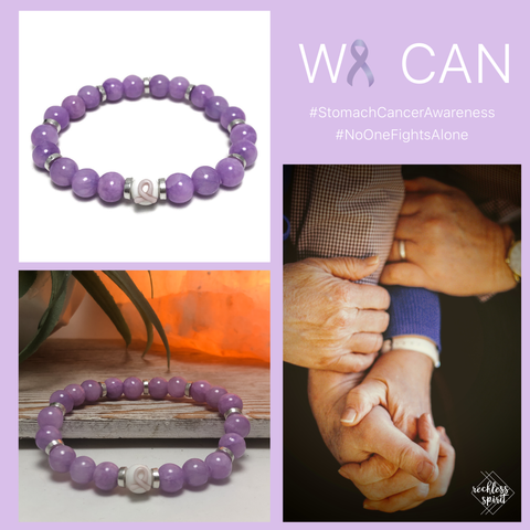 Stomach Cancer Awareness Unisex (Men's or Women's) Stretch Bracelet