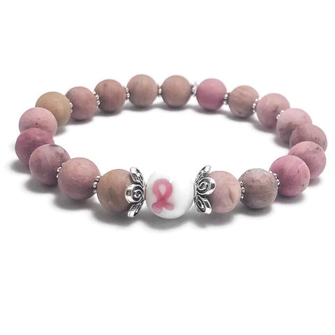 Breast Cancer Awareness Stretch Bracelet