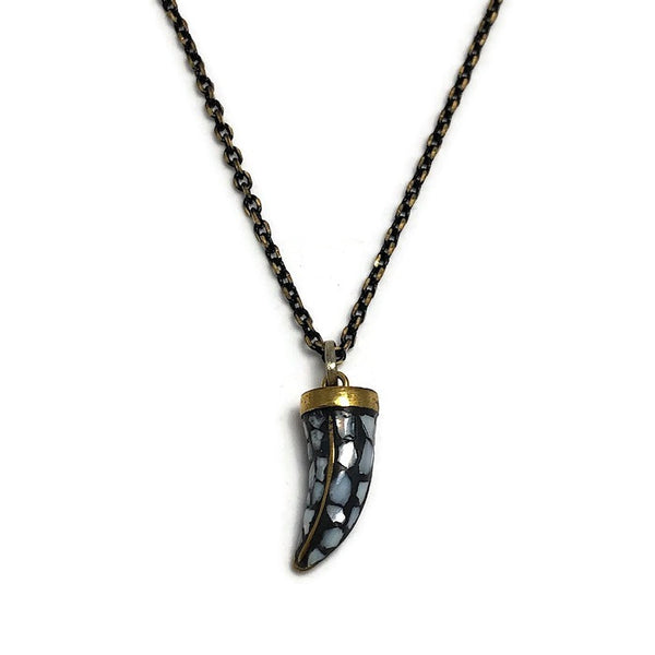 Tibetan Horn Layering Necklace