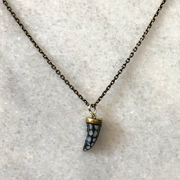 Tibetan Horn Layering Necklace