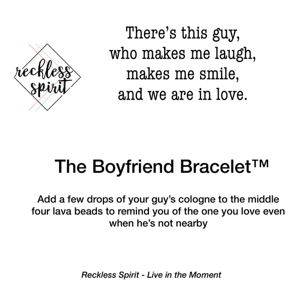 Boyfriend Lava Stretchy Bracelet