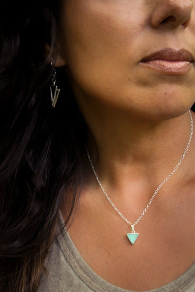 Angled Amazonite Necklace