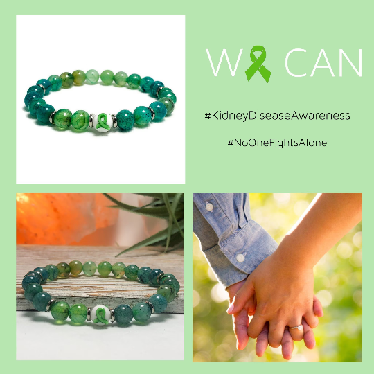 Kidney disease awareness best sale bracelets