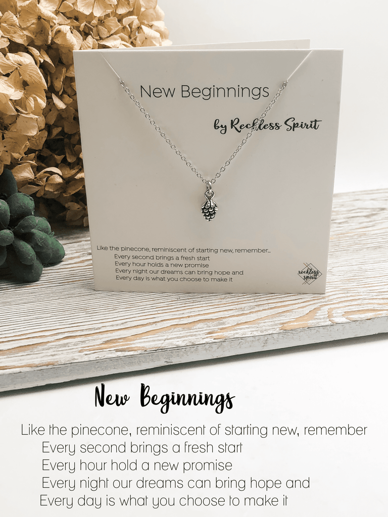New Beginnings Pinecone Necklace