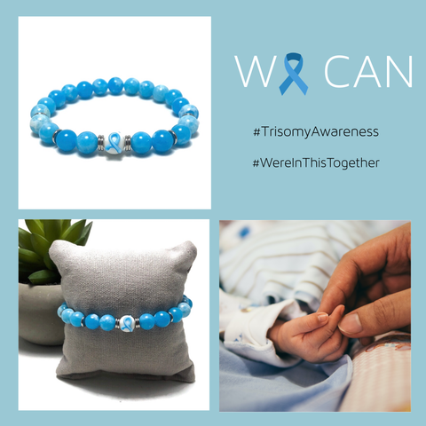 Trisomy Awareness Stretchy Bracelet