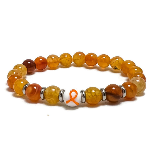 COPD Awareness Unisex Mens and Womens Stretchy Bracelet