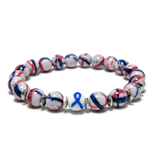 Support Our Troops Awareness Unisex (Men's/Women's/Kid's) Stretch Bracelet