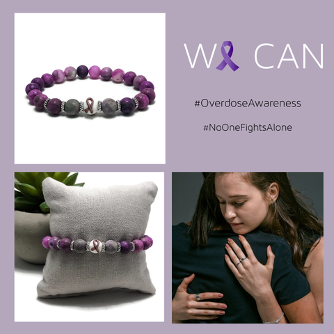Overdose Awareness Women's Stretch Bracelet