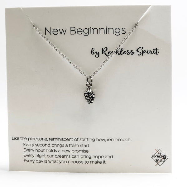New Beginnings Pinecone Necklace