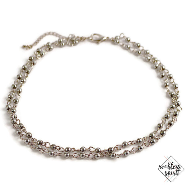 Drizzle Chain Choker Necklace