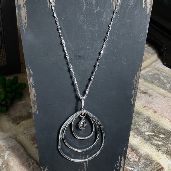 Rings of Tranquility Pendant Necklace