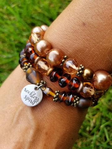 Honey Glazed Bracelet Stack One-of-a-Kind